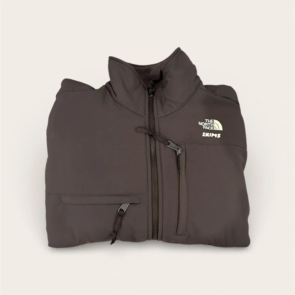 The North Face Skims Denali (Phoenix color) Brown Fleece Jacket - Picture 3 of 5